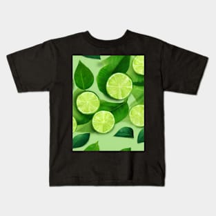 Limes on green Kids T-Shirt